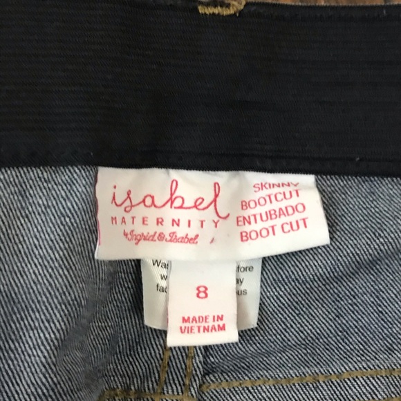 Lot of 3 maternity jeans distressed size 8 - Picture 4 of 14